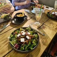 Roast vegetable tart at Super Natural Newcastle in Newcastle Upon Tyne