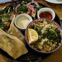 Turkish Kebab and Tabbouleh at Super Natural Newcastle in Newcastle Upon Tyne