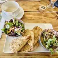 Mushrooms ‘on’ toast   at Super Natural Newcastle in Newcastle Upon Tyne