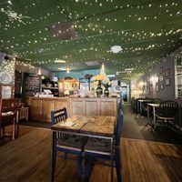 Interior and counter   at Super Natural Newcastle in Newcastle Upon Tyne