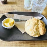 Cheeze scone   at Super Natural Newcastle in Newcastle Upon Tyne