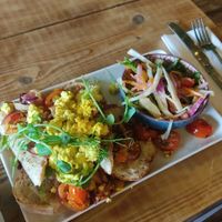 Tofu scrambled  at Super Natural Newcastle in Newcastle Upon Tyne