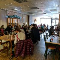 It gets busy at lunch, but for good reason! at Super Natural Newcastle in Newcastle Upon Tyne