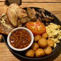 Full breakfast: very good, but huge at Super Natural Newcastle in Newcastle Upon Tyne