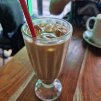 Vanilla iced Oat at Super Natural Newcastle in Newcastle Upon Tyne