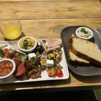 All vegan!  at Super Natural Newcastle in Newcastle Upon Tyne