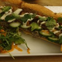 Mushroom Bánh Mi    at Super Natural Newcastle in Newcastle Upon Tyne