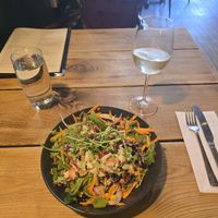 Apple/Walnut/Celery Salad at Super Natural Newcastle in Newcastle Upon Tyne