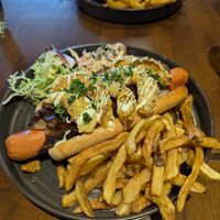 Hot dog    at Super Natural Newcastle in Newcastle Upon Tyne
