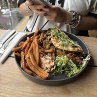 gyros  at Super Natural Newcastle in Newcastle Upon Tyne