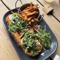 hummus focaccia   at Super Natural Newcastle in Newcastle Upon Tyne