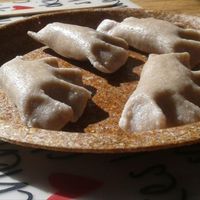 pierogi  at Zarcie Mamuski in Warsaw