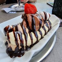 Bananensplit at Eissalon am Schwedenplatz in Vienna