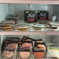 Fermented tofu, smoked tofu, Japanese tofu, tempeh, hamburgers, sausages and vegetable sausages. at Eco-Viure in Mallorca