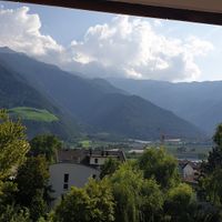 Blick vom Balkon Richtung Berge at La Vimea - Vegan Hotel & Vegan Restaurant in Naturno