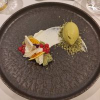 Pistachio halva dessert at La Vimea - Vegan Hotel & Vegan Restaurant in Naturno