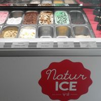 delicious flavours. Lemon basil flavour is my favorite :) at Natur Ice in Lisbon