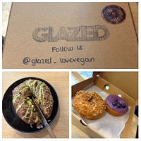Dubai, Biscoff and blueberry 🤤  at Glazed in Brighton