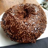 Chocolate with sprinkles at Glazed - Maybe closed in Brighton