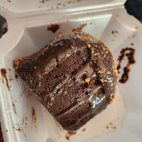 chocolate cake at B-Vegan in Salvador