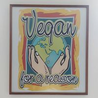 💜 🐮 at B-Vegan in Salvador