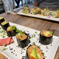 Vegan sushi  at Gioia Plant-Based Cuisine in Marbella