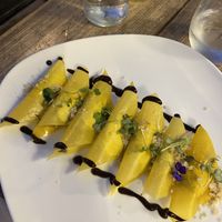 Raw Ravioli from Heaven 🤩  at Gioia Plant-Based Cuisine in Marbella