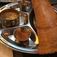 Dosa & Uttapam at the back at Ananda in New York City