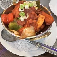 Chilly tofu   at Ananda in New York City