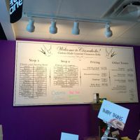 Menu: You can choose a preordained flavor or you can choose your own icing & toppings at Cinnaholic in Atlanta