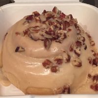 Peanut Butter with pecans at Cinnaholic in Atlanta
