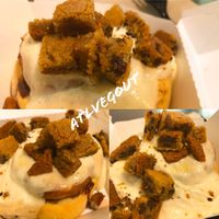 Cookie jar cinnamon roll  at Cinnaholic in Atlanta