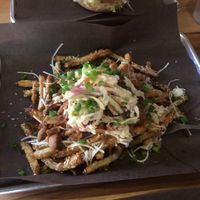 Pulled Jackfruit Fries at Boon Burger Cafe in Burlington