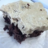 Cookie dough brownie   at Sinful Confections in Portland