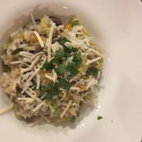 Coppi's wild mushroom risotto at Coppi's Organic Restaurant in Washington