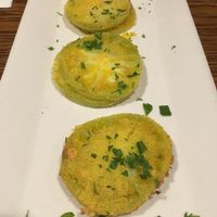 Fried green tomatoes (w/o cheese) at Coppi's Organic Restaurant in Washington