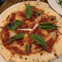 Vegan pizza  at Coppi's Organic Restaurant in Washington