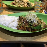 H5- lemon grass veggies and tofu with jasmine rice! at MeiWok - Suelz in Cologne