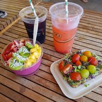 Avo on toast was amazing at Wow Wow Hawaiian Lemonade in Kihei