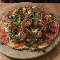 Pizza Vegana at The Green Spot in Barcelona