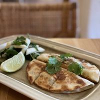 Quesadillas (vegetarian) at The Green Spot in Barcelona