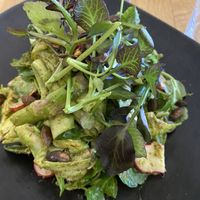 Asparagus salad #Veganuary at The Green Spot in Barcelona