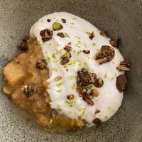 Quince compote #Veganuary at The Green Spot in Barcelona