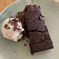 Vegan brownie #Veganuary at The Green Spot in Barcelona