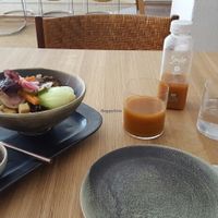 fresh healthy lunch at The Green Spot in Barcelona