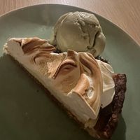 Lemon pie   at The Green Spot in Barcelona