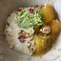 Mango desert  at The Green Spot in Barcelona