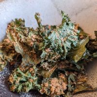 Kale chips at The Green Spot in Barcelona