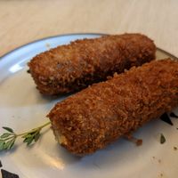 Mushroom croquettes at The Green Spot in Barcelona