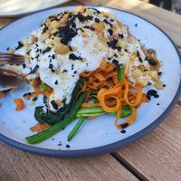 Espaguetis de moniato at The Green Spot in Barcelona